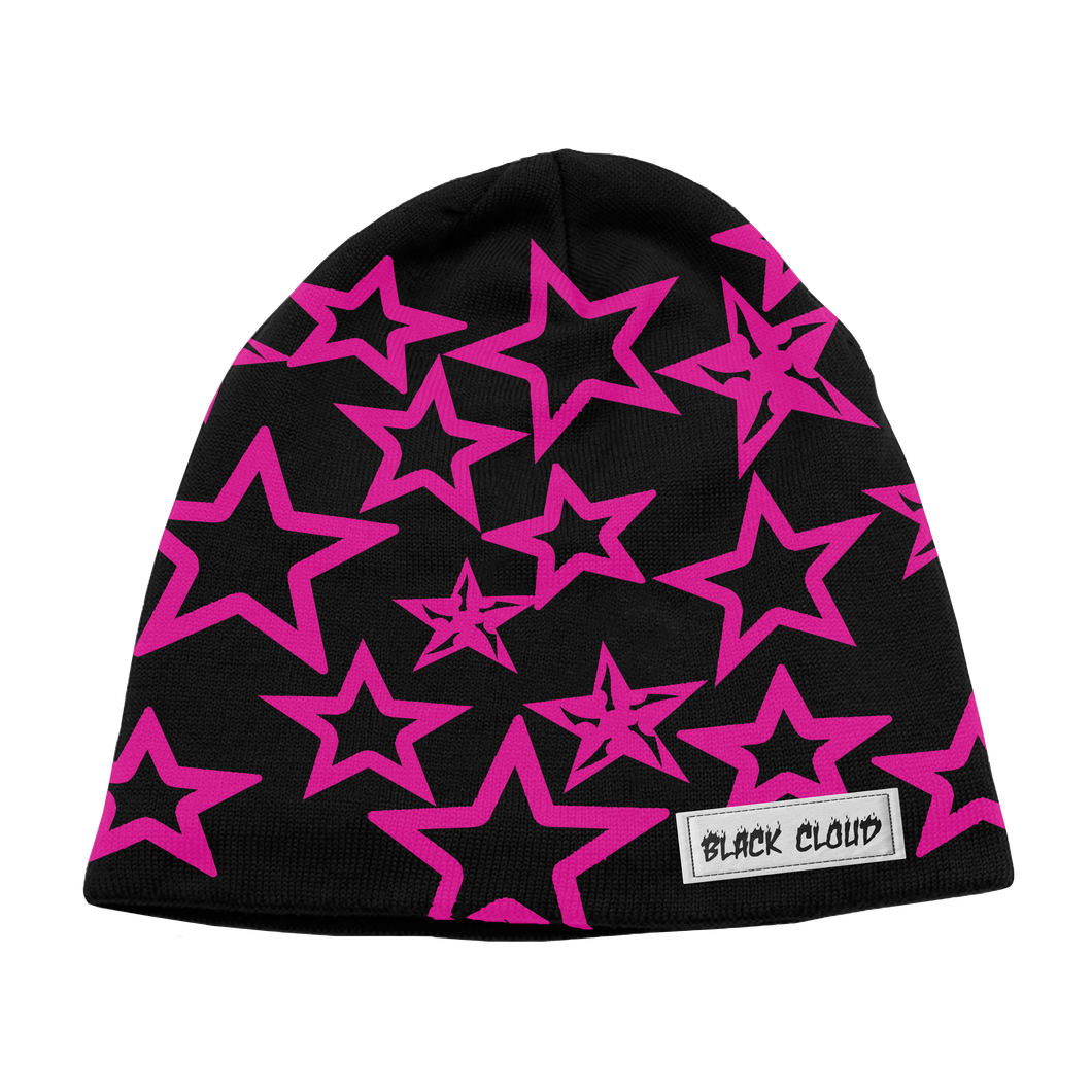 Pink Stars Beanie