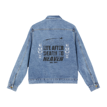 Load image into Gallery viewer, Black Cloud Denim Jacket: Life After Death
