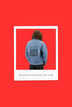 Load image into Gallery viewer, Black Cloud Denim Jacket: Life After Death
